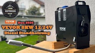 Neu Vevor 8KW 12V Diesel Standheizung  Chinaheizung vevor diesel standheizung Werkstatt china [upl. by Schmitt]