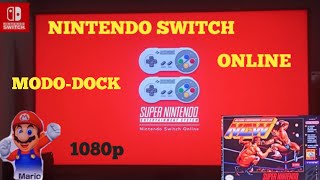 SUPER NINTENDO ONLINE  NINTENDO SWITCH 2017  GAMEPLAY MODODOCK [upl. by Tonl]