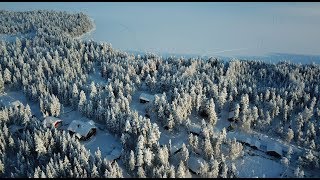 LomaVietonen Holiday Village in Lapland Finland  Village de Vacances Laponie Finlande [upl. by Archibald]