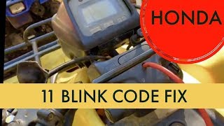 Honda Foreman 11 Blink Code FIX LIMP MODE [upl. by Lang471]