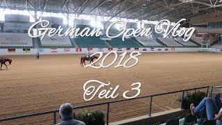 GERMAN OPEN VLOG 2018  Teil 3  Pleasure Paid Warm Up Round Pen Training [upl. by Yonah]