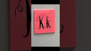 ❤️quotEasy Hand Letteringquot❤️with brushpen shorts youtubeshorts shortvideo shortsfeed short art [upl. by Hoffman]