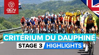 GC Favourites Show Their Cards  Critérium Du Dauphiné 2022 Stage 3 Highlights [upl. by Pelage456]