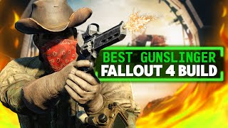 Fallout 4 Builds  Best Gunslinger  VATS Near Unlimited Criticals Revolver Remastered Build [upl. by Malley469]