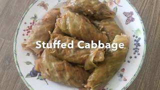 My tasty stuffed Cabbage  یاپراخی کەلەرم  دولمة  Kurdish recipe  cabbage rolls [upl. by Enelhtak30]