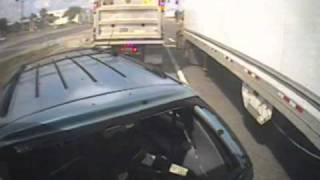 Video Captures Crash Involving crane Sheriffs cruiser Hartline bus and other vehicles [upl. by Mervin125]