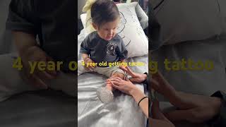 4 years old getting tattootattoo lasvegas viral baby y [upl. by Romney]