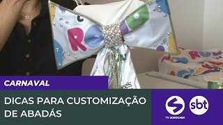 Dicas para customização de abadás  TV Sorocaba SBT [upl. by Dnomhcir575]