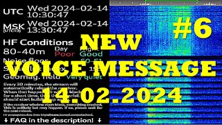 UVB76 NEW VOICE MESSAGE 14022024 1030 UTC [upl. by Alphonsine]