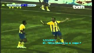 Skenderbeu vs Apoel 02 [upl. by Oilcareh358]