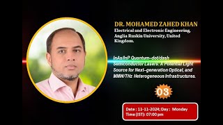 3rd Webinar ROWS 2024 by DR MOHAMED ZAHED KHAN Electrical and Electronic Engineering ARU UK [upl. by Chrisse]