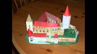 Castle Krivoklat  Paper Model  Betexa  Schreiber Bogen [upl. by Viccora]