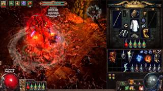 Gellig Mortezzah  World First Path of Exile level 80 Alluring Abyss Uber Atziri melee tank [upl. by Gibbeon]