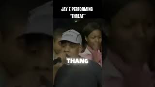 Jay Z performing quotThreatquot [upl. by Oruntha618]