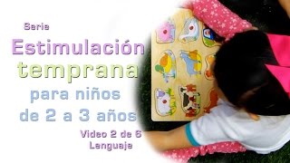 LENGUAJE  Estimulación Temprana niños de 2 a 3 años 26  PSICOLOGÍA INFANTIL [upl. by Ennairej39]