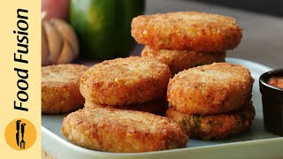 White Sauce Cutlets  Make amp Freeze Recipe By Food Fusion Ramadan Special [upl. by Michi]