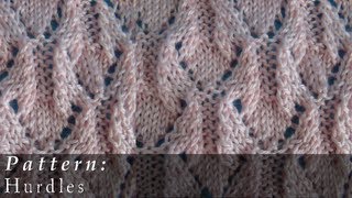 Pattern  Hurdles  Knit [upl. by Cissie]