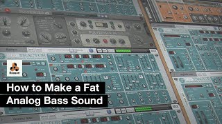 Sound Design Tutorial How to Make a Fat Analog Bass Sound in Reason [upl. by Moises]