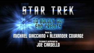 Star Trek 2009 To Boldly Go amp End Credits Piano Solo [upl. by Florida]