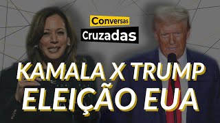 Eleições americanas Trump ou Kamala quem é melhor para o Brasil  Conversas Cruzadas  05112024 [upl. by Llehsor473]