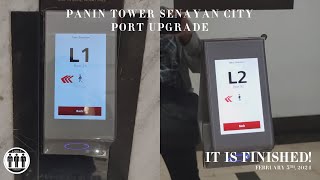 IT IS FINISHED  PORT Upgrade on Schindler Lifts  Elevators  Panin Tower Senayan City Jakarta [upl. by Rehm]