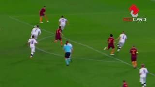 Diego Perotti Amazing Rabona Goal [upl. by Ahsinnod]