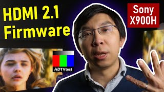 Sony XH90 X900H HDMI 21 Firmware Update Availability Revealed [upl. by Erdnaet380]