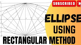 How to draw ELLIPSE BY RECTANGLE method or OBLONG method [upl. by Spearman712]