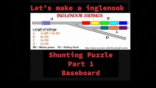 Let’s Make a Inglenook Shunting Puzzle Part 1  Baseboard [upl. by Bierman]