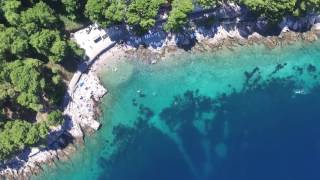 Kljucice beach Cavtat Dubrovnik riviera Croatia [upl. by Ahsitram]