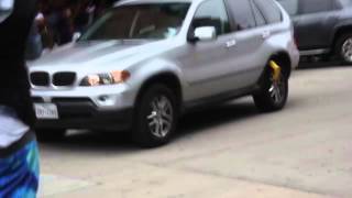 Woman Drives Boot off BMW at Bad Girls Club Audition In Houston Original Video [upl. by Luis]