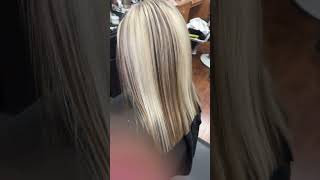 Highlights w Redken Flash Lift amp Low Lights w Matrix Sync No toner [upl. by Magda869]