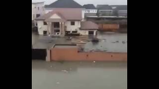 Flood in VGC Lekki Lagos Nigeria [upl. by Knudson887]