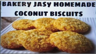 homemade cccccoconut biscuits  without oven biscuits recipe how to makre butter cookies [upl. by Detta373]