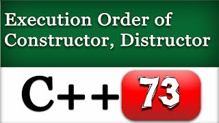 Order of Execution of Constructors and Destructors in Inheritance in C [upl. by Quill]