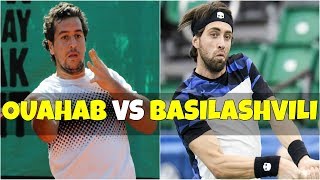 Lamine Ouahab vs Nikoloz Basilashvili  2R Marrakech 2018 Highlights HD [upl. by Cormier]