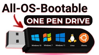 Multi bootable pendrive कैसे बनाएं  How to make multiboot bootable pen drive in hindi [upl. by Drofla]