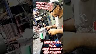 Pasos para embobinado de motor monofásico motoreseléctricos motrormonofasico [upl. by Spancake]