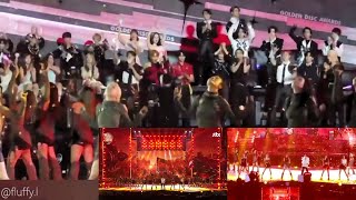 Widecam 240106 All ArtistsIdols Reaction to LE SSERAFIM x YB Full Performance  GDA 2024 [upl. by Shirah311]