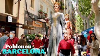 Barcelona Festes de Maig del Poblenou 2024 Cercavila dels Dracs i la Víbria [upl. by Hannaj]