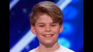 Merrick Hanna Americas got Talent all  full performances  AGT 2017 Season 12 [upl. by Aihsyt]