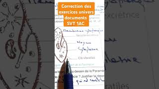 Correction des exercices de lunivers documents SVT 1AC [upl. by Nefen]