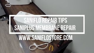 SANIFLOSTORE REPAIR TIPS SANIPLUS MEMBRANE REPAIR [upl. by Agnot]