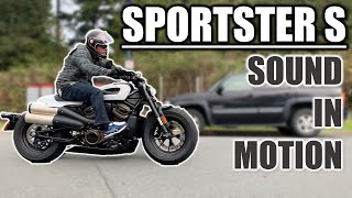 Now for the Sportster S Sound in Motion 🔥 [upl. by Odlaumor]