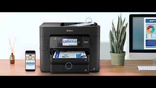 Epson Workforce Pro WF 4830 All in One Printer Review [upl. by Ettedo]