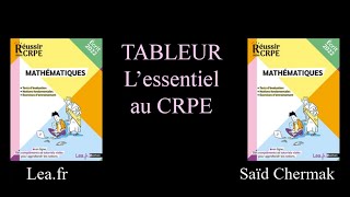 Préparer le CRPE  découvrir et utiliser un tableur [upl. by Brindle]