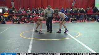 Cadet 113 Walker Ingham Amery Wrestling Vs Zachary Krol Wrightstown [upl. by Erlandson521]