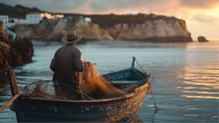 Portuguese Fado Music with Beautiful Portugal Travel Destinations  Relaxing Background Music [upl. by Darlleen984]