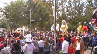 Comparsa municipal de gigantes y cabezudos de Zaragoza 2011 [upl. by Yard]