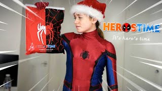 SpiderMan Homecoming Suit Review Herostime [upl. by Martineau]